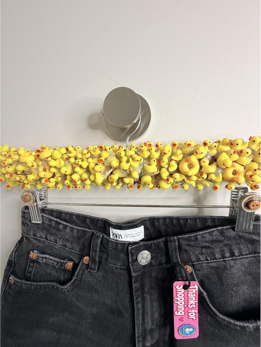 Zara Deftduck Curated Black Denim Shorts - Ready for Summer!